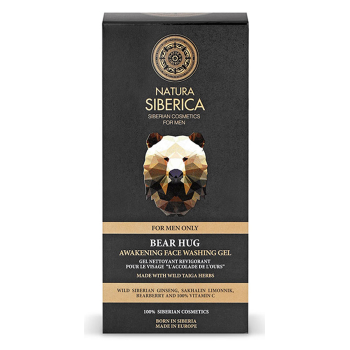 NATURA SIBERICA MEN ŻEL DO MYCIA TWARZY BEAR HUG 150ml